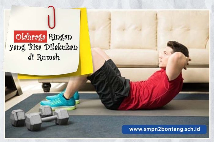 Olahraga Ringan yang Bisa Dilakukan di Rumah