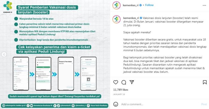 Efek Vaksin Booster Setelah 6 Bulan