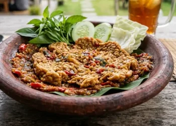 Resep Tempe Penyet Sambal Kencur Gurih dan Pedas dengan Aroma Menggugah Selera