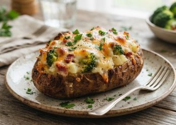 Resep Creamy dan Praktis Kentang Brokoli Keju Panggang