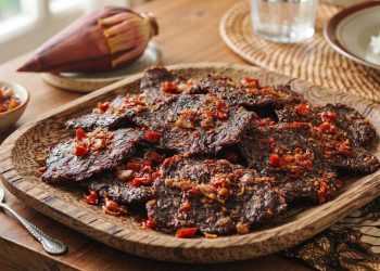 Resep Dendeng Jantung Pisang Pedas Gurih sebagai Alternatif Daging Ekonomis