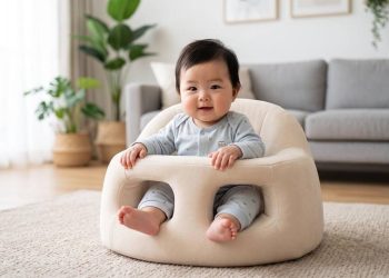 Sofa Bayi Lucu dan Tips Menyiapkan Area Tummy Time untuk Anak